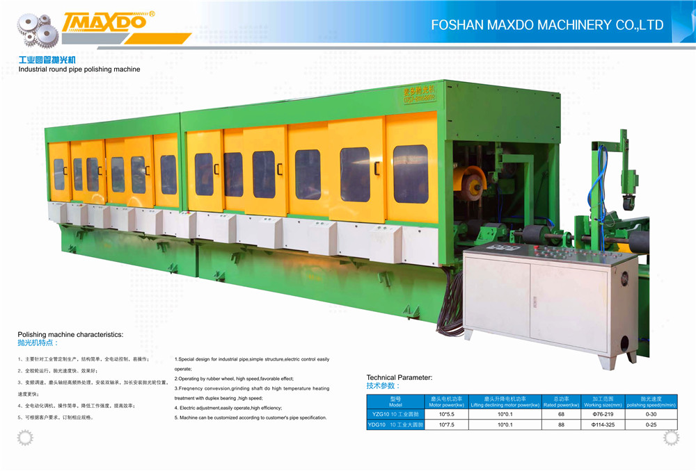 工業(yè)圓管拋光機